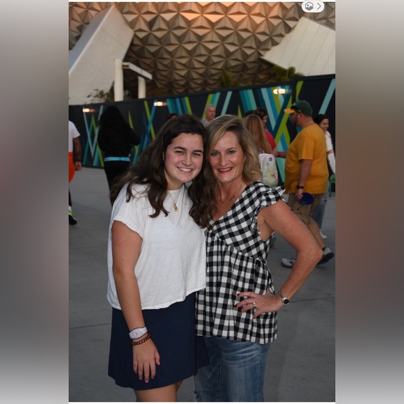 entro Tops - Black and White Checkered Sleeveless entro Gingham Top Disney Medium